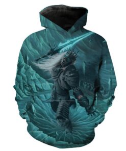 World Of Warcraft Lich King Arthas Lich King Hoodie 3D