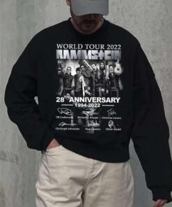 World Tour 2022 Rammstein 28Th Anniversary 1994 2022 Sweatshirt