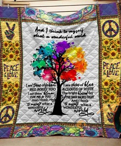 World is Wonderful Quilt Blanket And Bedding Set