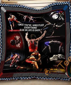 Wrestling Ver 1 Quilt Blanket Bedding Set