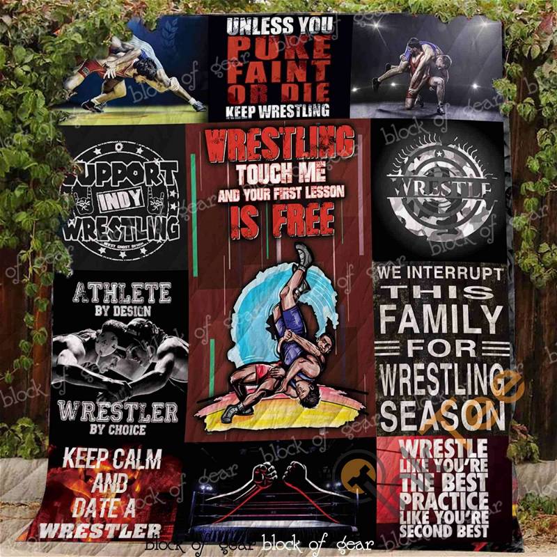 Wrestling Ver 4 Quilt Blanket Bedding Set