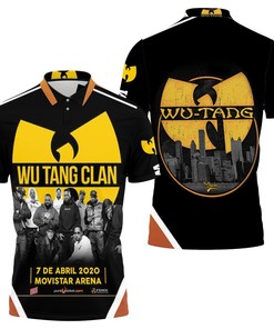 Wu Tang Clan 7 De Abril 2020 Movistar Arena Legend Hip Hop 3D All Over Print Polo Shirt