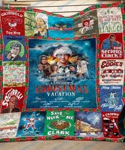 X-Mas Christmas Vacation Quilt Blanket Bedding Set