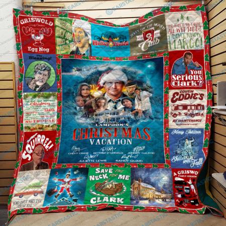X-Mas Christmas Vacation Quilt Blanket Bedding Set