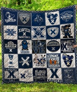 Xavier Musketeers Ncaa Quilt Blanket Bedding Set