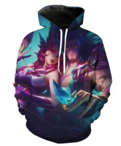 Xiyah And Rakan Cute League Of Legendss Hoodie 3D