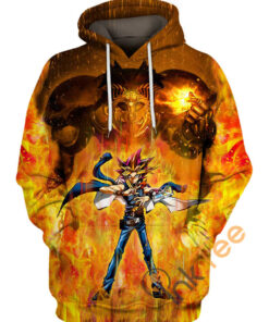 Yami Yugi And Exodia The Forbidden One Hoodie 3D
