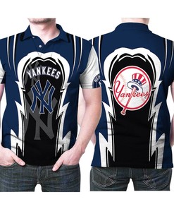Yankees New York Yankees Logo 3D All Over Print Polo Shirt