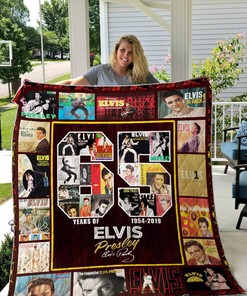 Years Of Elvis Presley Quilt Blanket Bedding Set