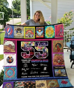 Years Of Grateful Dead Band Quilt Blanket Bedding Set