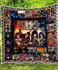 Years Of Kiss Band Memories Quilt Blanket Bedding Set