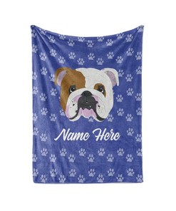 Yellow Labrador Retriever Personalized Custom Blanket With Your Family Or Dog's Name - Great Gifts For Dog Lovers Sherpa Fleece Blanket