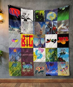 Yes Album Covers Quilt Blanket Bedding Set for Home Décor