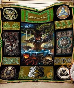 Yggdrasil Quilt Blanket Bedding Set