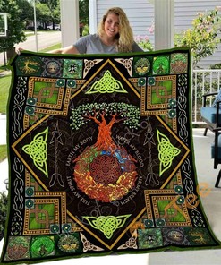 Yggdrasil Tree Of Life Quilt Blanket Bedding Set