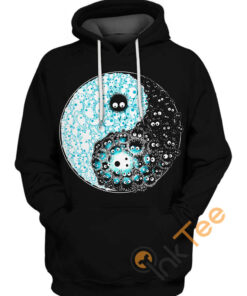 Yin Yang Ghibli Hoodie 3D