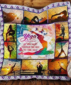 Yoga Heals The Soul Quilt Blanket Bedding Set