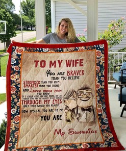 You Are Braver Than You Believe Personalized Quilt Blanket Bedding Set
