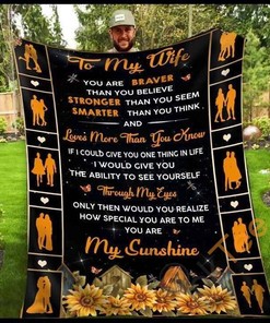 You Are Braver To Wife Gl Quilt Blanket Bedding Set