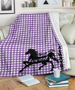 You Are Loved Horse Horse Lover Sherpa Fleece Blanket Gifts for Family, for Couple