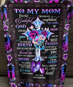You Are My Confidant Fleece Blanket Quilt Blanket Bedding Set Best Mother’s Day Ideas Mother’s Day From Daughter To Mom
