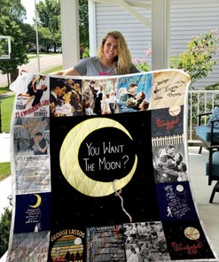 You Want The Moon It's A Wonderful Life Quilt Blanket Bedding Set