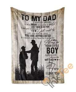 Your Little Boy Sherpa Fleece Blanket Gifts for Family, for Couple