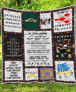 You're My Lobster Friends Friends Inspired Collection Quilt Blanket Bedding Set