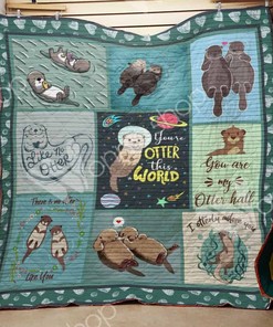You're Otter This World Quilt Blanket Bedding Set