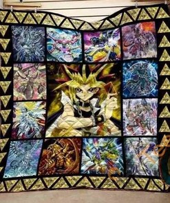 Yu Gi Oh For Fans Anime Quilt Blanket Bedding Set