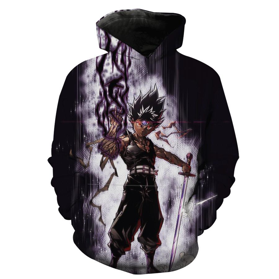Yu Yu Hakusho Dragon Of The Darkness Flame Hiei Hoodie 3D