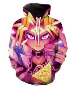 Yugioh Pharaoh Yugi Yu Gi Oh Hoodie 3D