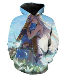 Zelda And Link Cute Video Games Hoodie 3D