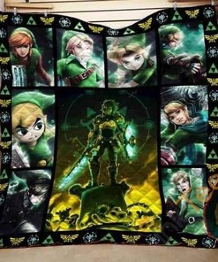 Zelda Fans Unite with Quilt And Pillowcase Bedding Set