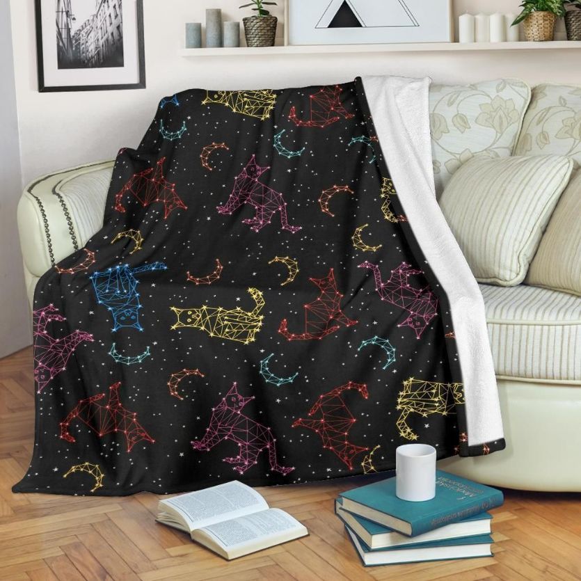 Zodiac Cat For Cat Lover Fleece Blanket Gift For Fan, Quilt Blanket Bedding Set Gift84