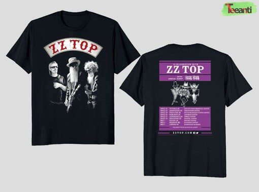 Zz Top With Special Guest Cheap Trick Canadian Tour 2023 Favorite T-Shirt