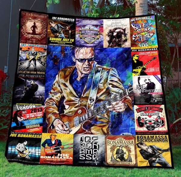 joe bonamassa Quilt Blanket Bedding Set for Home Décor