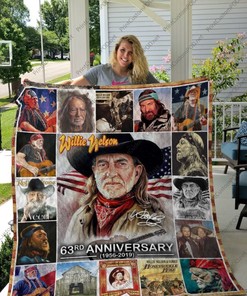 rd Anniversary Willie Nelson Quilt Blanket Bedding Set
