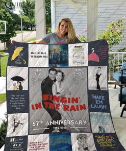 th Anni Singin' In The Rain For Fan Collection Quilt Blanket Bedding Set