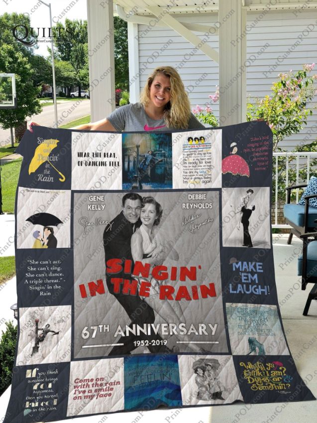 th Anni Singin' In The Rain For Fan Collection Quilt Blanket Bedding Set