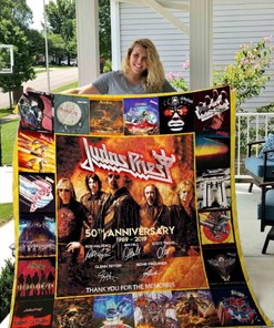 th Anniversary Memories Judas Priest Quilt Blanket Bedding Set