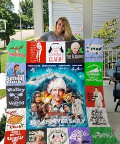 th Anniversary National Lampoon and Christmas Vacation For Fans Collection Quilt Blanket Bedding Set