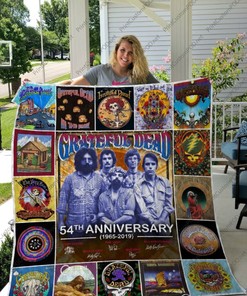 th Anniversary Rock Band Greatful Dead Quilt Blanket Bedding Set