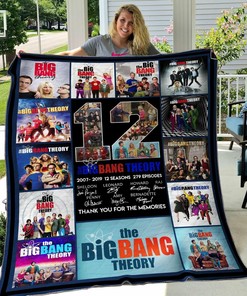 12 Years Of The Big Bang Theory Quilt Bedding Set Blanket