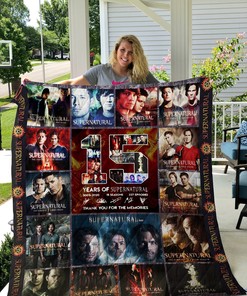 15 Years Of Supernatural Quilt Bedding Set - Great for Bedroom Decor and Family Gifts