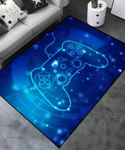 3D Gamer Carpet with Personalized Name and Non-Slip Feature - Game-9