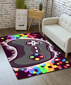 3D Printed Controller Gamepad Game Rug for Gamer Area Carpet - Dining Living Play Bedroom Home Decor