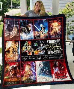 42 Years Of Star Wars Quilt Bedding Set Blanket Limited Quilt Bedding Set Blanket