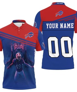 49 Tremaine Edmunds 49 Buffalo Bills Great Player 2020 Nfl Season Personalized Polo Shirt All-Over Print