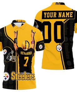 7 Ben Roethlisberger 7 Pittsburgh Steelers Great Player 2020 Nfl Season Personalized Polo Shirt All-Over Print